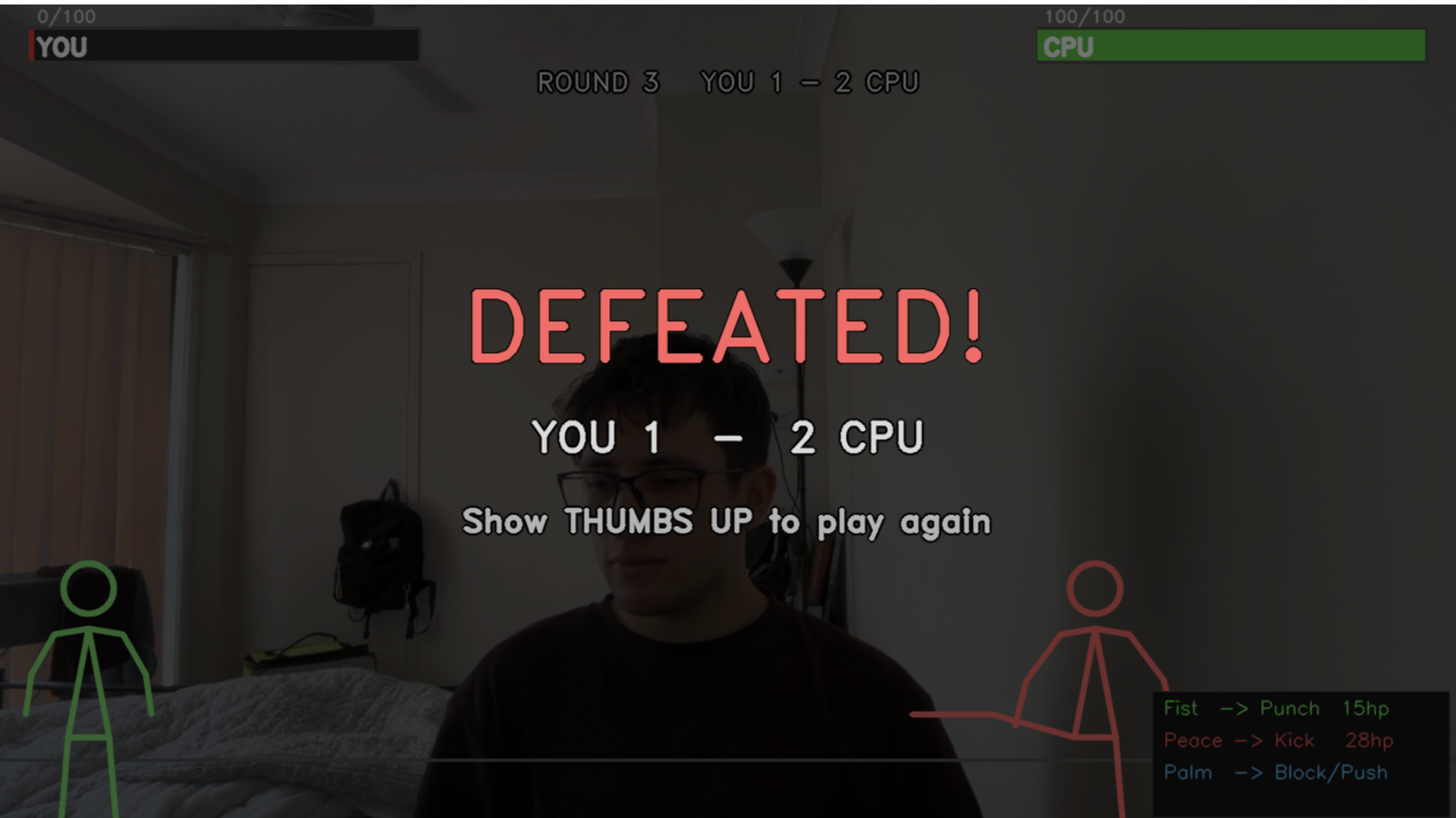 Gesture AR Fight